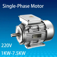 AC Asynchronous Electric Motor Single Phase Induction Motors 7.5kw Variable Frequency 5.5KW Industrial Motor