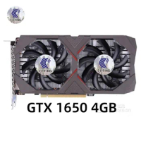 CCTING GTX 1650 4GB Graphic Card 128bit NVIDIA GDDR6 GPU Video Gaming 12nm Video Cards For PC Computer Used