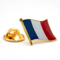 【A-ONE 匯旺】France 法國紀念飾品 國旗飾品 國旗別針 紀念品 國旗徽章 紀念別針