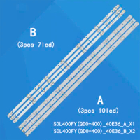 LED Backlight strip 7 lamp MS-L1717 YAL13-00730300-18 40E2 For 40L4750A 40L48504B V400HJ6-PE1 SDL400FY(QD0-C07)(03) 40L3750VM