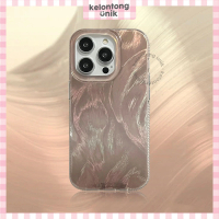 ◤AMBYAR!!!◥ KELONTONG UNIK | CLARITY Swirl Hologram Case - Hardcase/ Casing HP for iPhone 11 12 13 1