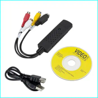 USB 2.0 Video Adapter with Audio Capture Easy Cap Video Capture VHS To DVD Video Capture Converter For Win7/8/XP/Vista/Win10