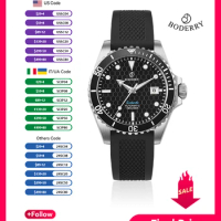 Boderry Titanium Diver Watch Men Luxury Bronze Watch Automatic Mechanical Wristwatch Seiko NH35 Sport 100M Waterproof Luminous