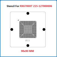 BGA Stencil For RX6700XT 6700XT 215-127000006 215-127000036 215-127000116 IC Chip Direct Heating 8090 Reballing Stencils Repair