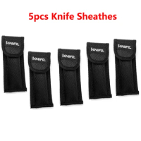 5pcs Universal Nylon Folding Knife Pliers Sheath Pouch Swiss Army knives Scabbard EDC Tool Waist Belt Oxford Storage Pocket Bag