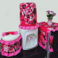 COD Set Gkm Isi 5 Pcs Sarung Cover Taplak Penutup Tutup Kulkas Galon Magicom Magic Com Magiccom Meji