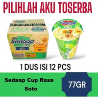 Mie Instant Mie Sedaap CUP Rebus Soto - ( HARGA 1 DUS )