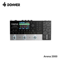 Donner Arena 2000 Multi-Effect Guitar Pedal AMP Modeling with 278 Effects 100 IRs Looper Drum Machine Bluetooth MIDI IN