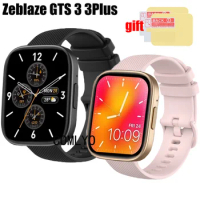 For Zeblaze GTS 3 Plus Strap Smart watch Silicone Bracelet Band Screen Protector Film