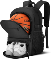 Basketball Backpack Basketball Equipment Bag with Ball and Shoe Compartment Soccer Backpack Volleyba