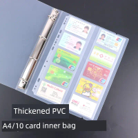 binder photocard photocard holder Thickened PVC Large Capacity Business Card Book Loose-leaf Busines