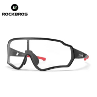 ROCKBROS Photochromic Cycling Glasses Outdoor Sports Polarized Bicycle Sunglasses 5Lens Glasses Frame, Eyewear