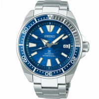SEIKO 精工錶 PROSPEX愛海洋白鯊機械錶 4R35-03G0B(SRPD23J1)-45mm-藍面鋼帶【刷卡回饋 分期0利率】