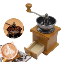 【咖啡精選】復古手搖磨豆機(手動 磨粉機 研磨器 手磨機 打粉機 咖啡豆機 手沖咖啡 研磨機 咖啡粉)