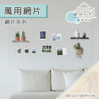 【撥撥的架子】60x150cm 壁掛款 網片 鹿角蕨裝飾架 裝飾牆 植物架 牆上掛架 網掛架(2x5 多功能網片)