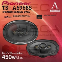Pioneer TS-A6968S Speaker Coaxial Oval 4-Way TSA6968S Pintu Mobil Ovale