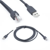 Cáp USB dài 6,6 ft cho máy quét mã vạch Symbol LS1203 L 208 LS4208 AP DS9208