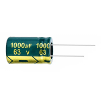 4pcs/lot Higt quality 63V1000UF 63V 1000UF 16*25MM aluminum electrolytic capacitor 63V 1000UF 16*25MM