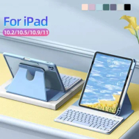 For iPad Keyboard Case For iPad 10th Generation Case For iPad 10.2 9/8/7th Air 3 10.5 Pro Air 4 5 10.9 2018 to 2022 Pro 11 Cover