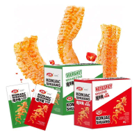 WEI LONG MO YU SHUANG Weilong Spicy Snacks Konjac Shuang 360g Mo Yu Shuang 1BOX 20 SMALL PACK SESAME
