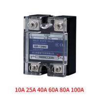 40DA Single Phase Solid State Relay with Heat Sink Dc Control Ac 40a Safe And Durable Interference Resistant Solid State Relay
