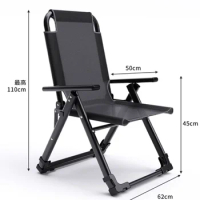 Office lounge chair, leisure folding lounge chair, armrests, single threshold furniture