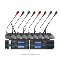 RALLY RTC-U6008 會議型 UHF 無線麥克風/無線會議系統/UHF自動頻道/200頻選擇