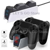 New PS4 Slim Pro 2 Controller Charger Fast Charging Dock Station LED Indicator for Playstation 4 Pla