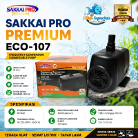 Sakai Pro Pompa Filter Aquarium Premium Eco-107 Hemat Listrik 66W Aliran Air 4000L/Jam Tahan Lama un