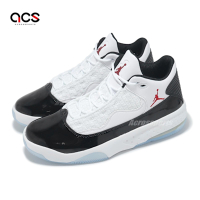 Nike 籃球鞋 Jordan Max Aura 2 男鞋 白 黑 漆皮 喬丹 氣墊 緩震 運動鞋 CK6636-102