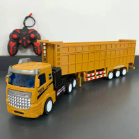 Remote Control Semi-Trailer Heavy Truck Rc Container Trailer Simulation Vehicle Model Engineering Tr