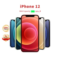 Apple iPhone 12 64GB/128GB ROM Unlocked 6.1" 2532 x 1170 OLED Screen A14 Bionic Chip 12MP Camera With Face ID