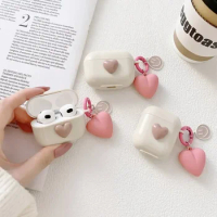 fundas for airpods Pro 2 case lovely love chain Earphone Cases airpods 2 / air pods 3 silicone hearphone Cover air pods pro 2