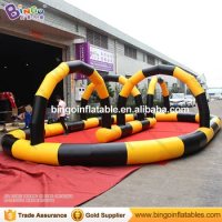 HOT 10*6M Go Kart Track for Sale, Customize Inflatable Go Kart Race Track Karting Track, Inflatable Race Car Circuit