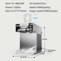 100% Genuine RICHYSALE Korean Bingsu Maker Bingsu Maker Silk Thread Type Snowflake Bingsu ZB-XBJ60 S