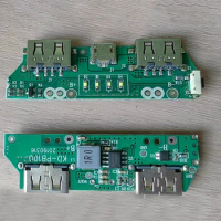 2 USB 5V 2.4A Mobile Power Bank Charger Module Lithium Li-ion Battery Boost Board Type-c Charging Port