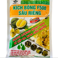 Phân bón. Kích bông F500 sầu riêng. Năng lượng hoạt hóa bí kíp ra hoa sầu riêng, kích thích mắt cua 