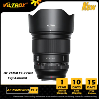 VILTROX 75mm F1.2 PRO for Fuji Lens Auto Focus Large Aperture Prime Lens Fujifilm XF Mount Cameras Lenses Fuji XT4 XT5 XPRO1 XA7