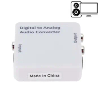 DAC Amplifier Optical Fiber Coaxial Audio Converter Bluetooth Digital To Analog Digital To Analog Converter DAC Audio Adapter