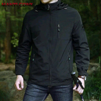 Jaket Outdoor Taktical Parasut Pria/wanita Haiking