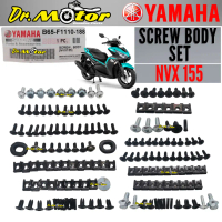 YAMAHA NVX155 AEROX155 AEROX NVX 155 V1 V2 SCREW BODY COVER SET SKRU CAVER SKREW CLIP KLIP WASHER BU
