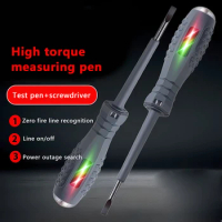 Insulated Electrician Highlight Pocket Tester Pen Tools Word/cross Screwdrivers Neon Bulb Indicator Meter Electric Pen