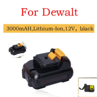 For Dewalt 12V Battery 3.0Ah DCB120 DCB123 DCB127 DCB121 DCD710S2 DCF610S2 DCF805 Replacement Battery