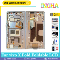 Original AMOLED 8.03"Inner Screen For vivo X Fold Foldable LCD V2178A Display Touch Screen Digitizer Assembly Repair Replacement