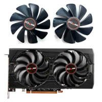 2 fans brand new for SAPPHIRE Radeon RX5500XT RX5600 5700XT PULSE BE SE OC graphics card replacement fan FD10015M12D