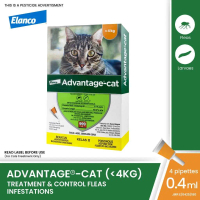 Advantage Cat Spot On Flea Treatment (4 x 0.4ml)