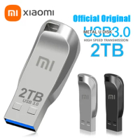 Xiaomi Mijia USB 3.0 Flash Drive High Speed Metal Pen Drive 2TB/1TB/512G Portable Waterproof Memory Flash Disk TYPE-C Adapter