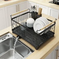 碗盤收納架不銹鋼家用放碗碟架瀝水架碗架廚房置物架晾碗筷濾水架