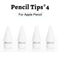 4pcs Replacement Tips Compatible for Apple Pencil 2 Gen iPad Pro Pencil Tip - iPencil Nib for iPad Pencil 1 st/Pencil 2 Gen