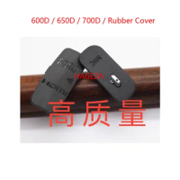 New for Canon 600D 650D 700D Camera USB Cover Leather Side Cover Left Leather High Quality